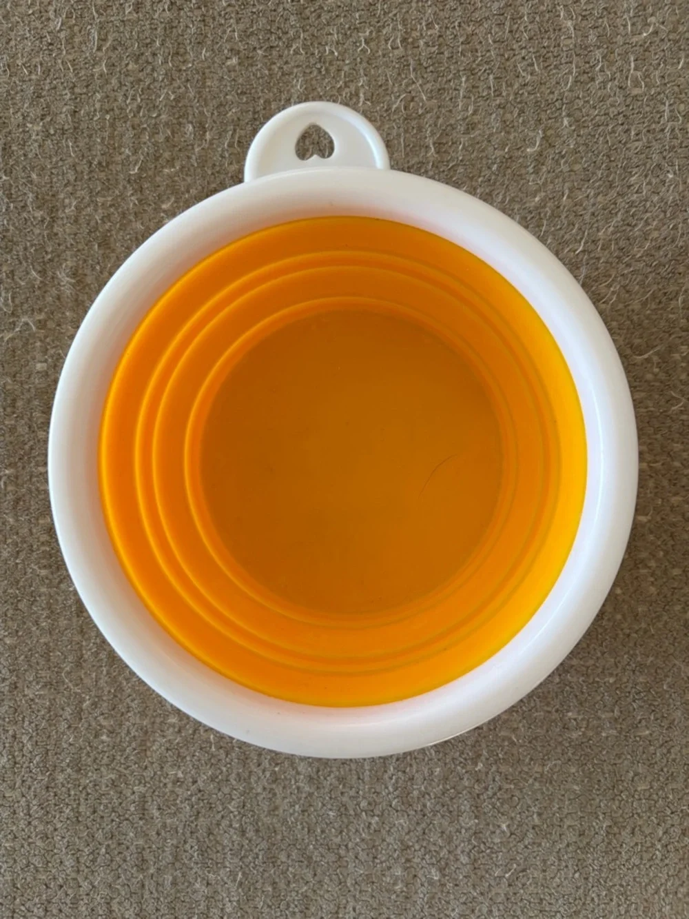 ROADIE Collapsible Pet Travel Bowl - Yellow